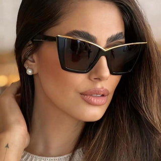 Lunettes de soleil œil-de-chat surdimensionnées Regal Edge
