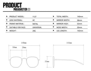 Crystal Luxe Aviators' Sunglasses
