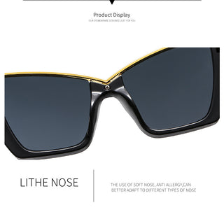 Lunettes de soleil œil-de-chat surdimensionnées Regal Edge