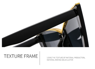 Lunettes de soleil œil-de-chat surdimensionnées Regal Edge