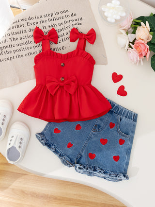 Sweetheart Denim Set