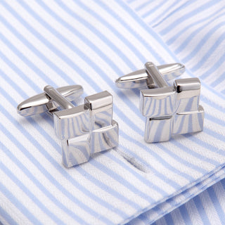 Silver Square Cufflinks
