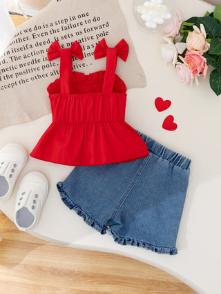 Sweetheart Denim Set