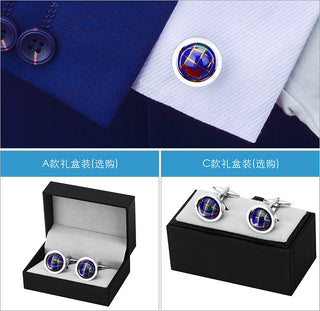 Blue Meridian Cufflinks