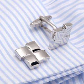Silver Square Cufflinks