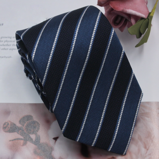 Navy Royale Stripe Tie