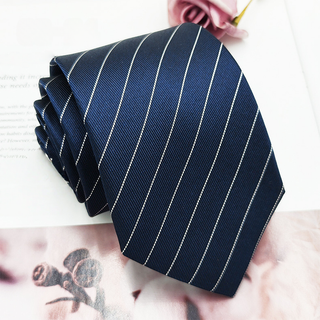 Midnight Pinstripe Tie