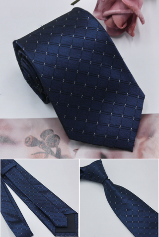 Midnight Lattice Tie