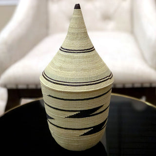 HANDWOVEN SISAL PEACE BASKET image 1
