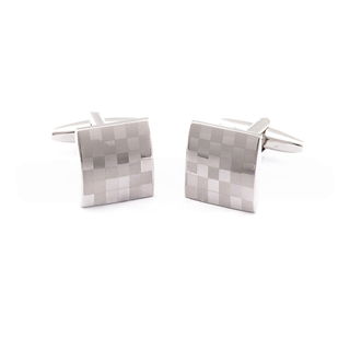 checkered cufflinks