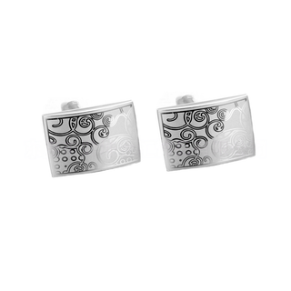 Silver Arabesque Cufflinks