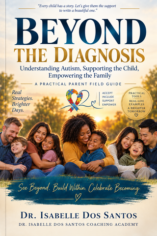 Beyond the Diagnosis autism parent guide by Dr. Isabelle Dos Santos, offering practical strategies to understand autism, support children, and empower families