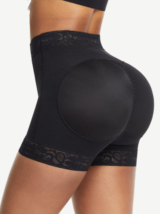 High Waist Lace Butt Enhancer Panty Curve
