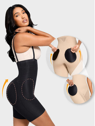 High Waist Padded Hips And Butt Seamless Shaper