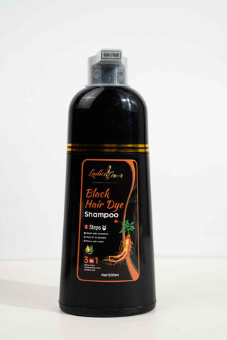 Shampooing colorant noir – Formule 3-en-1 (500 ml)