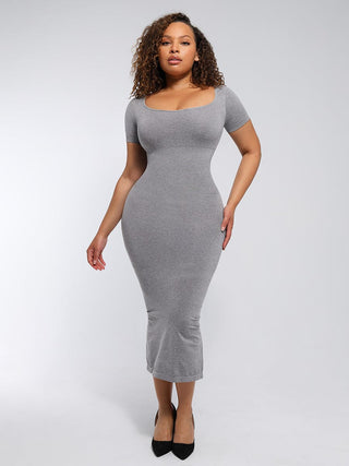 Plunge Low-Back Shapewear With Removable Butt And Hips Pads
