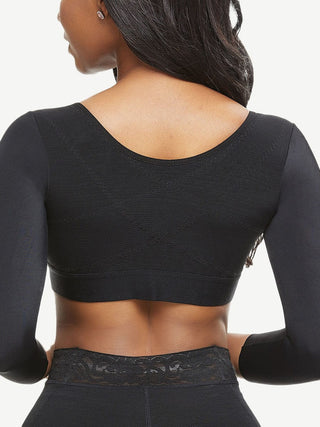Post-surgical Crop Shapewear 3-Row Hooks