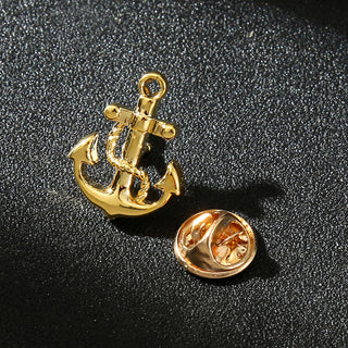 Golden Anchor Cufflinks