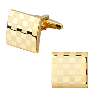 checkered cufflinks