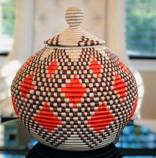 Amahoro of Rwanda - Handwoven Sisal Basket Collection