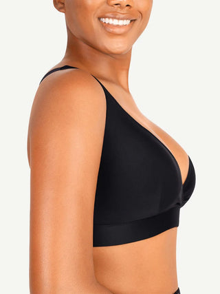 Surplice Neckline Bikini Ensemble