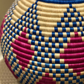 HANDWOVEN SISAL PEACE BASKET image 1