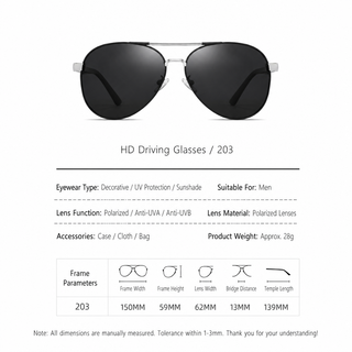 Men’s Premium Aviator Sunglasses – Black & Red Frame Collection