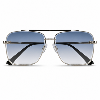Men's Oversized Square Aviator Sunglasses – Gradient Lens Collection  Copy title