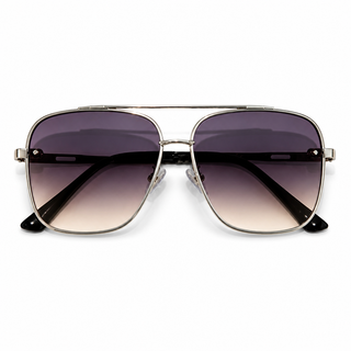 Men's Oversized Square Aviator Sunglasses – Gradient Lens Collection  Copy title